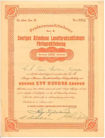 Sveriges Allmänna Landtbrukssällsk. Förlags AB