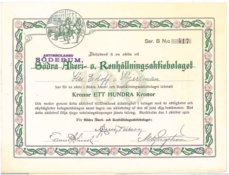 Södra Åkeri o Renhållnings AB