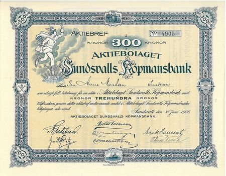 Sundsvalls Köpmansbank, AB