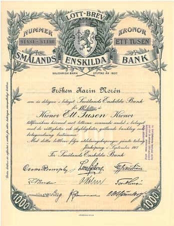 Smålands Enskilda Bank, AB,