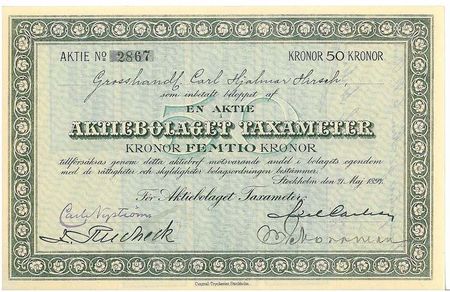 Taxameter, AB