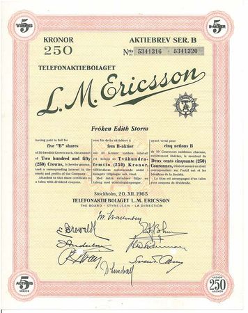 Telefon AB L. M. Ericsson, 1965