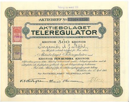 Teleregulator, AB