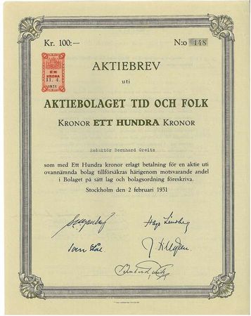 Tid och Folk, AB