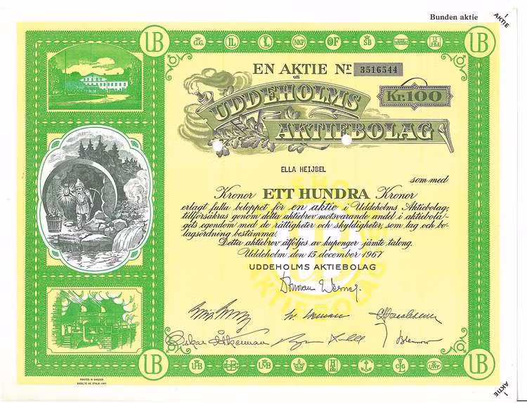 Uddeholms AB, 1967