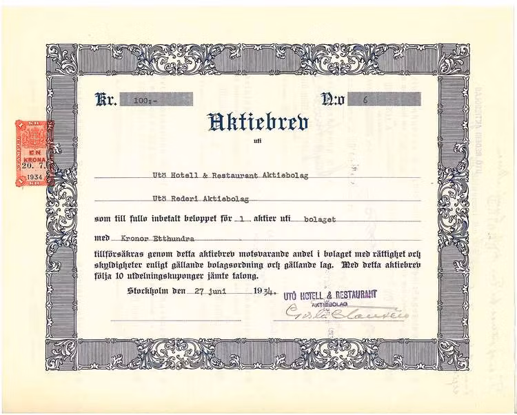 Utö Hotell & Restaurant AB