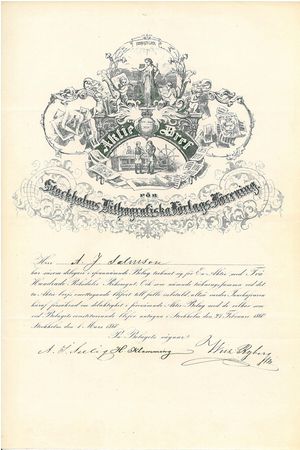 Stockholms Litografiska Förlags Förening 1860