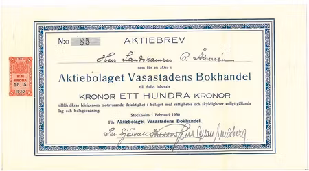 Vasastadens Bokhandel, AB