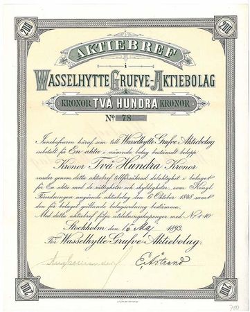 Wasselhytte Grufve-AB