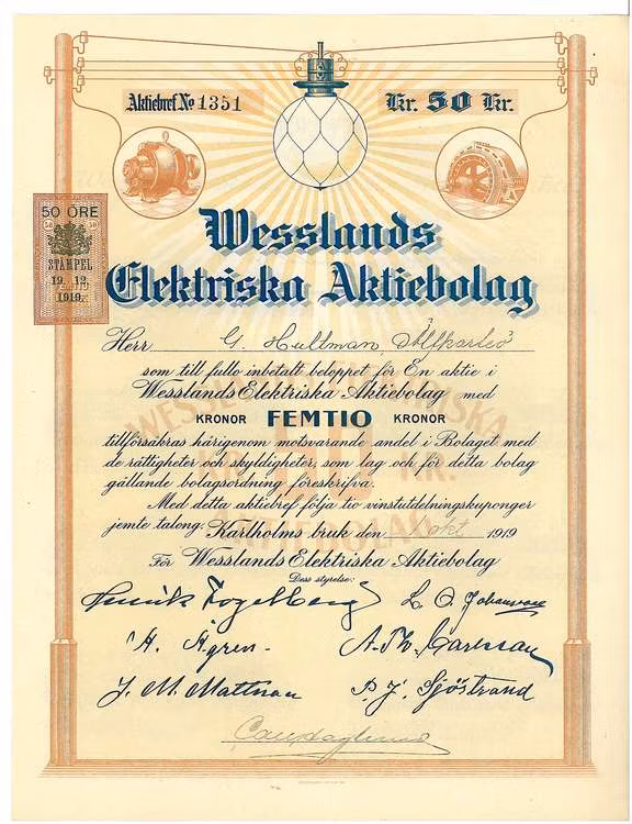 Wesslands Elektriska AB