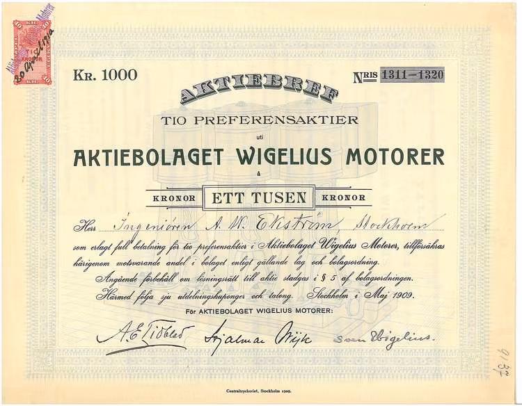 Wigelius Motorer, AB
