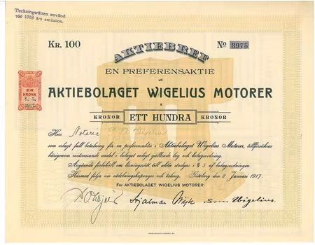 Wigelius Motorer, AB