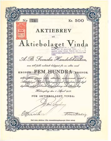 Vinda, AB