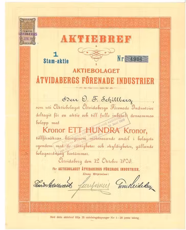 Åtvidabergs Förenade Industrier, AB