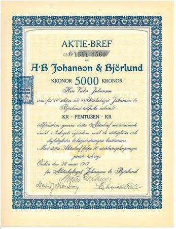 Johanson & Björklund, AB