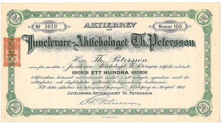 Juvelerare AB Th Petersson