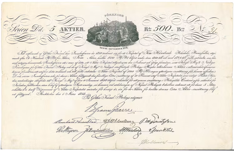 Götha-Kanal-Bolag 1833