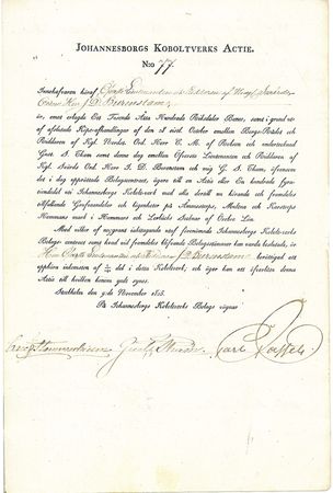Johannesborgs Koboltverks Bolag 1825