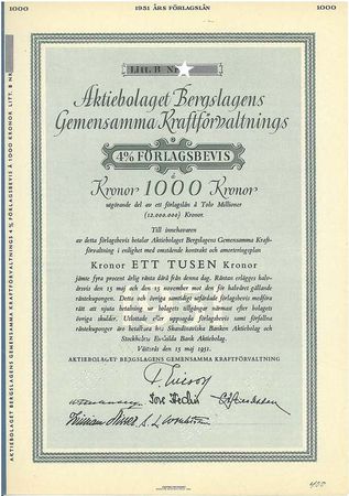 Bergslagens Gemensamma Kraftförvaltnings, AB