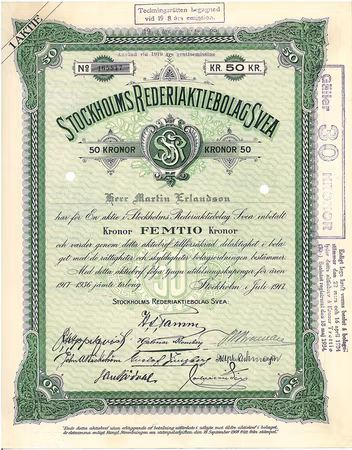 Stockholms Rederi AB Svea 1917