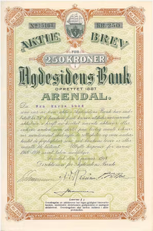 Agdesidens Bank AS