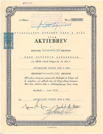 Svenskt Järn & Stål, AB