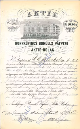 Norrköpings Bomulls Väfveri AB