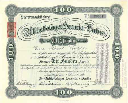 Scania-Vabis, AB, 1916