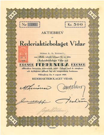 Rederi AB Vidar