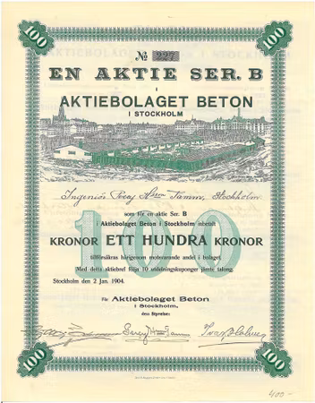 Beton AB i Stockholm