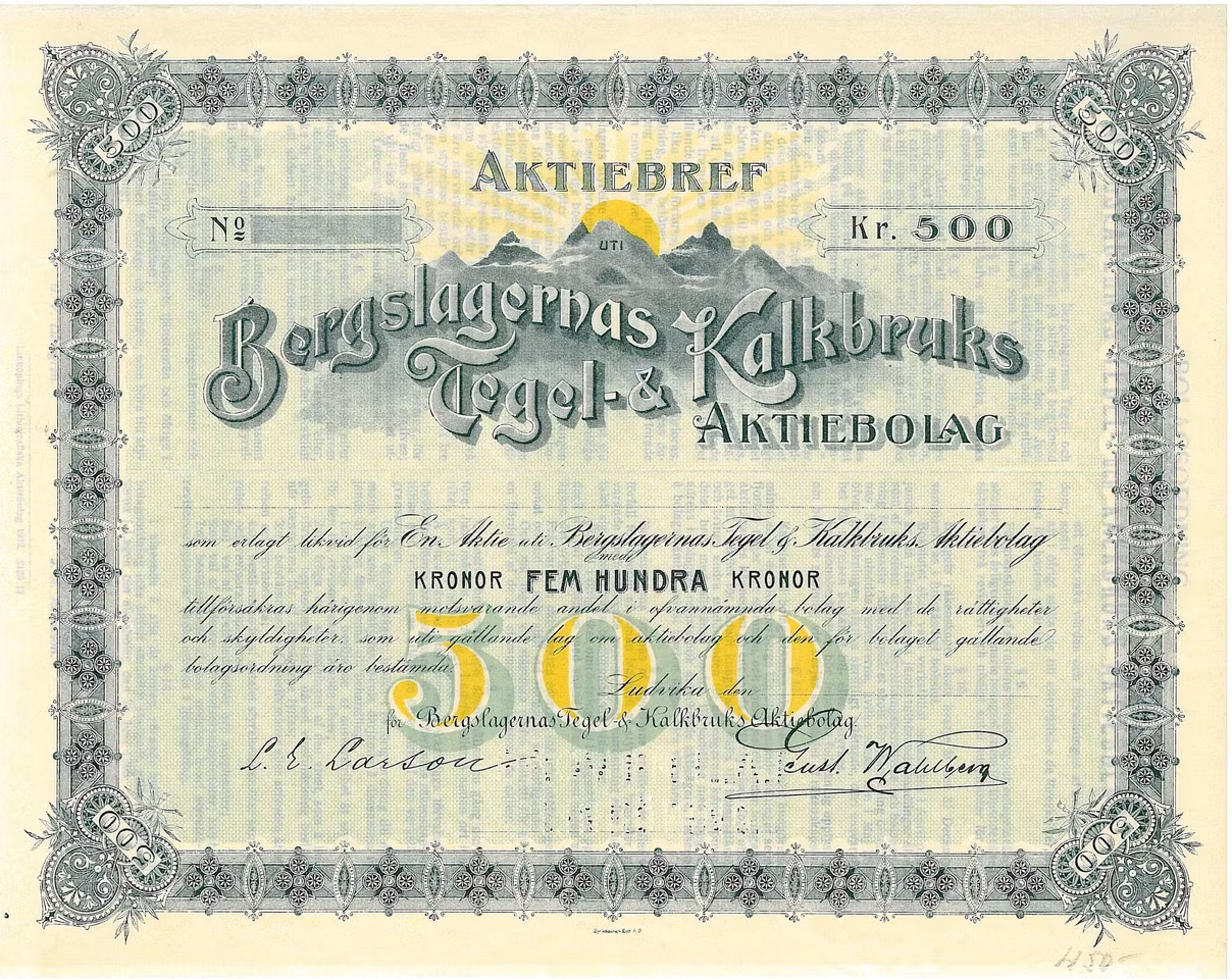 Bergslagernas Tegel-& Kalkbruks AB