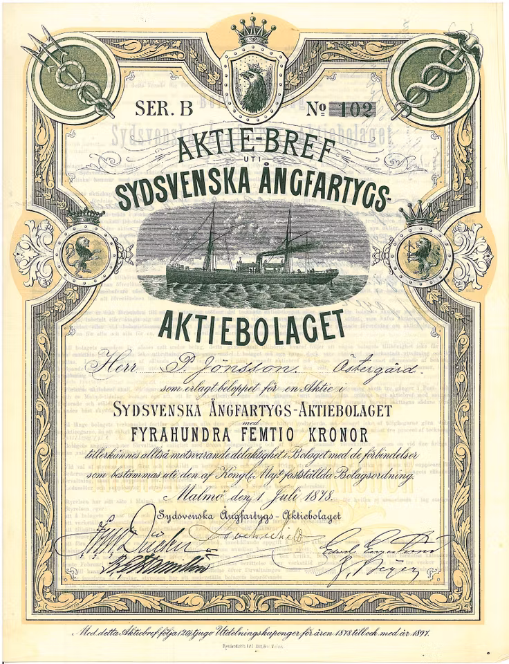 Sydsvenska Ångfartygs AB