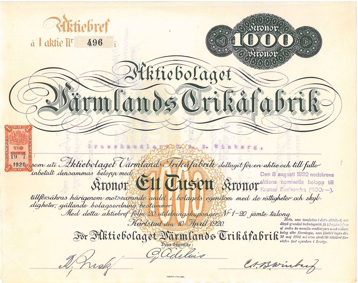 Värmlands Trikåfabrik, AB