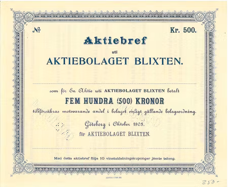 Blixten, AB