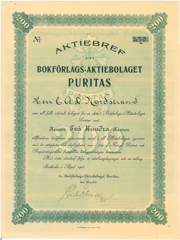 Bokförlags AB Puritas
