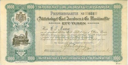 Carl Jacobsen & Co. Maskinaffär AB