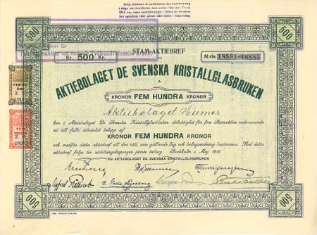 De Svenska Kristallglasbruken AB