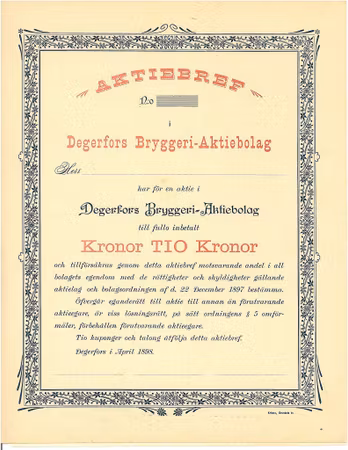 Degerfors Bryggeri AB