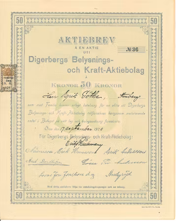 Digerbergs Belysnings och Kraft AB
