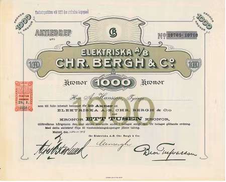 Elektriska AB Chr. Bergh & C:o