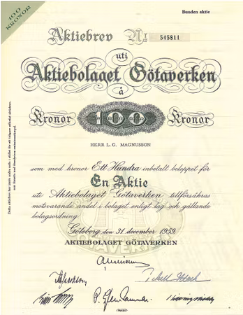 Götaverken, AB
