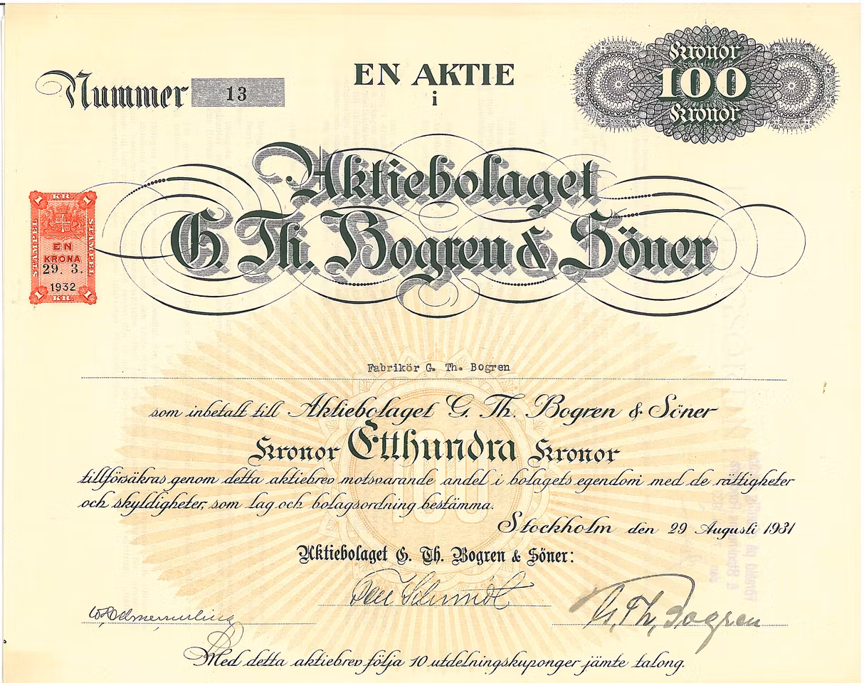 G. Th. Bogren & Söner, AB