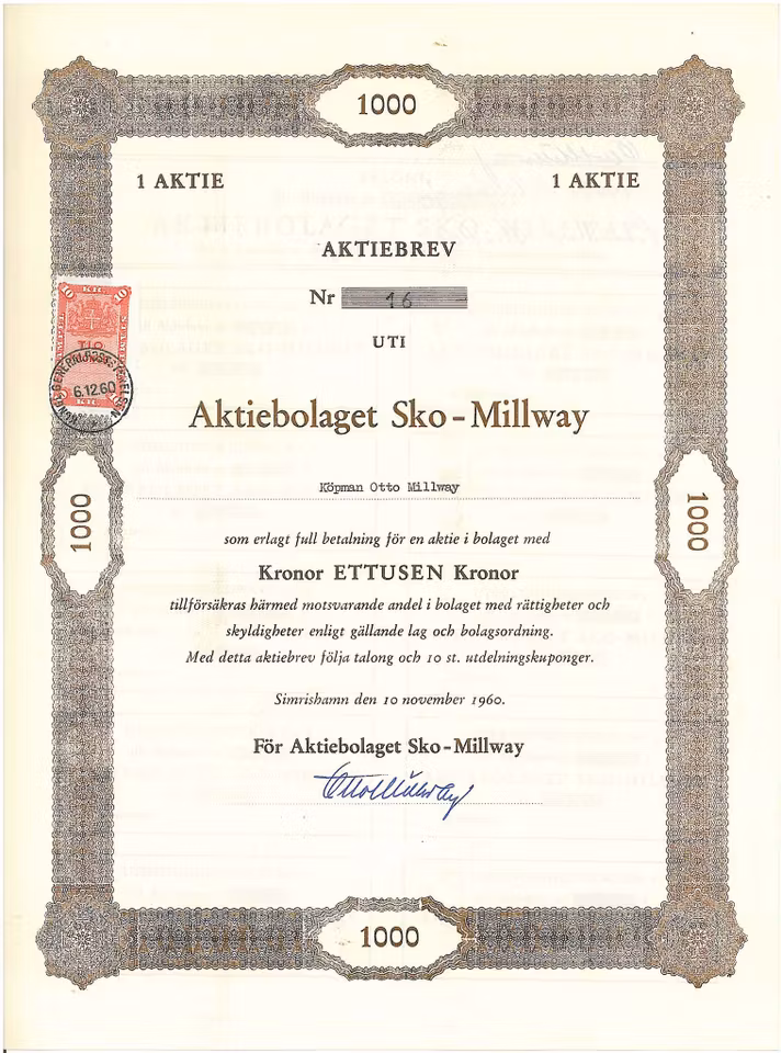 Sko-Millway, AB