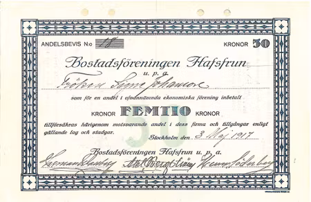 Bostadsföreningen Hafsfrun