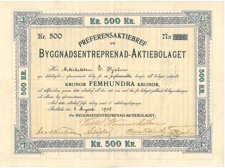 Byggnadsentreprenad AB