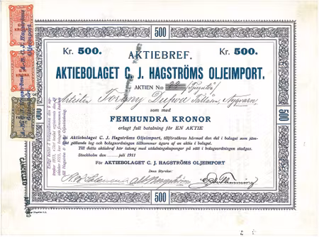 Hagströms Oljeimport AB C.J.