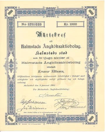 Halmstads Ångköks AB