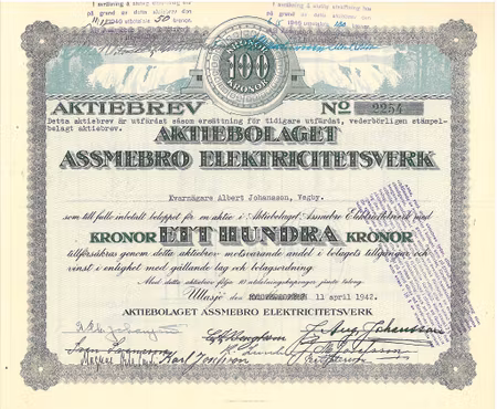 Assmebro Elektricitetsverk, AB