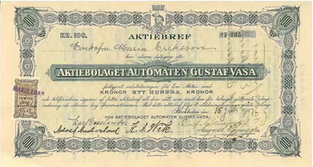 Automat Gustav Vasa, AB
