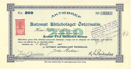 Automat AB Östermalm